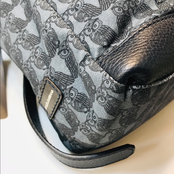 🦉 RARE DOLCE & GABBANA Owl Print Backpack - Picture 15 of 16